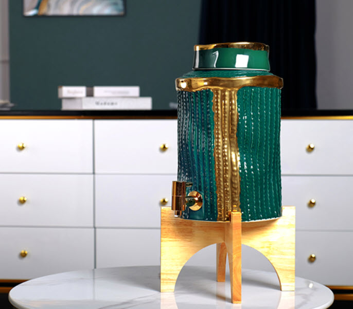 Bình sứ đựng nước handmade 8L Carpenter BJW016