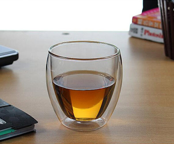 Ly thủy tinh cách nhiệt 2 lớp OEM58