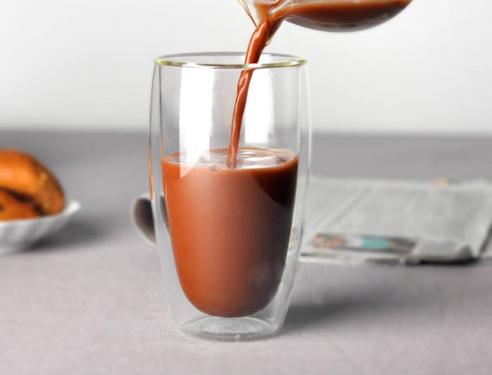 Ly thủy tinh cách nhiệt 2 lớp OEM58