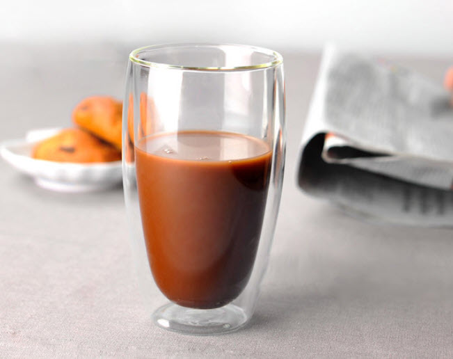 Ly thủy tinh cách nhiệt 2 lớp OEM58