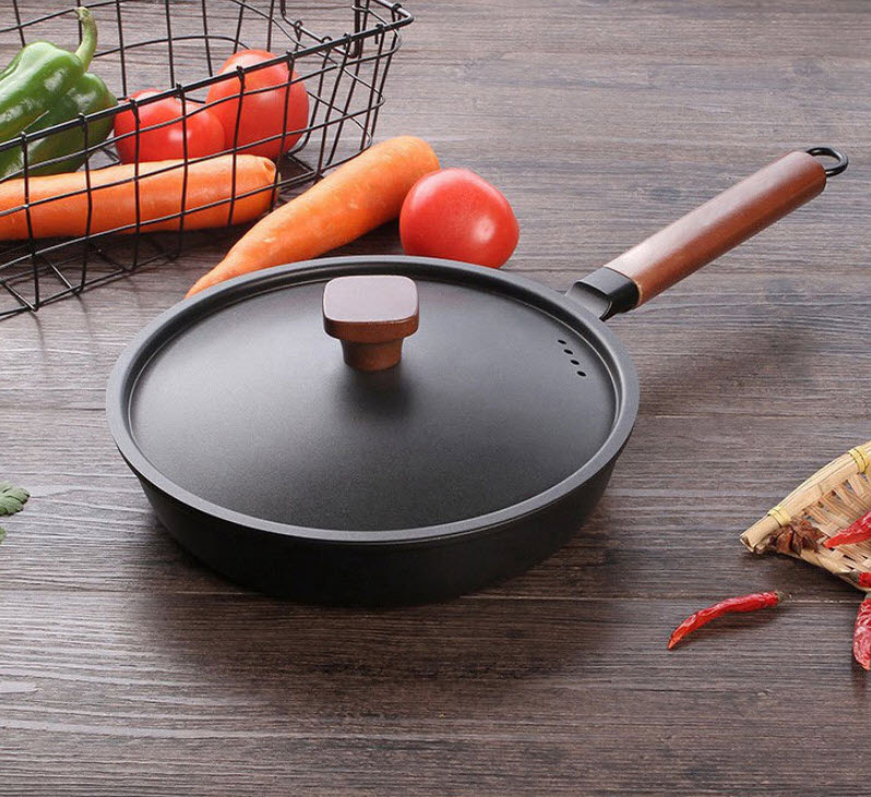 Chảo thép carbon 24cm Ironwood LYJG24