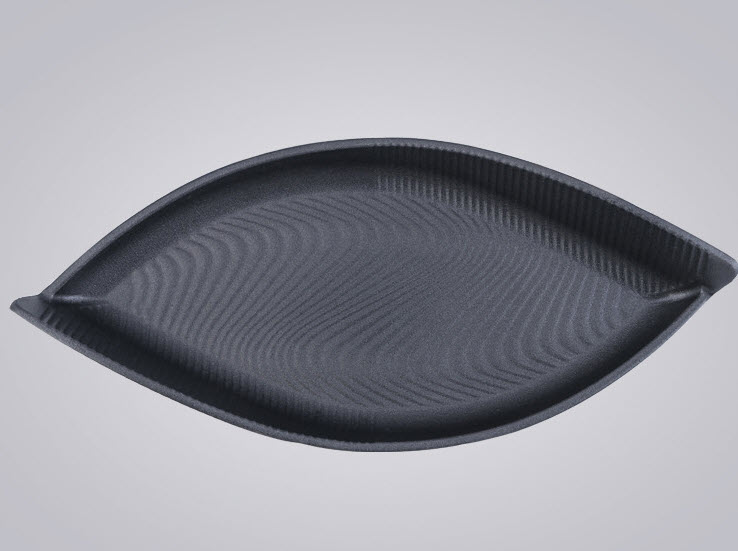 Chảo gang oval 35x16 chống dính Dubidu TP14HBY