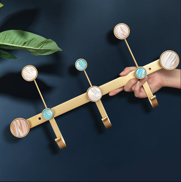 Móc treo đồ gắn tường trang trí Nimei HC8192S