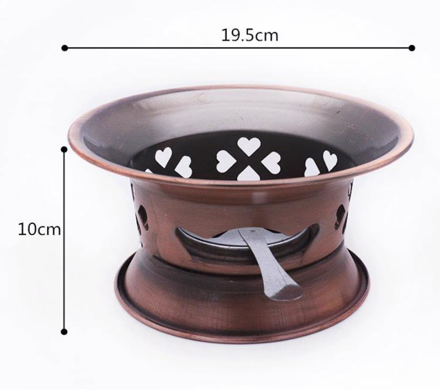 Bếp cồn hợp kim giả cổ 19cm Ouge OG6666E