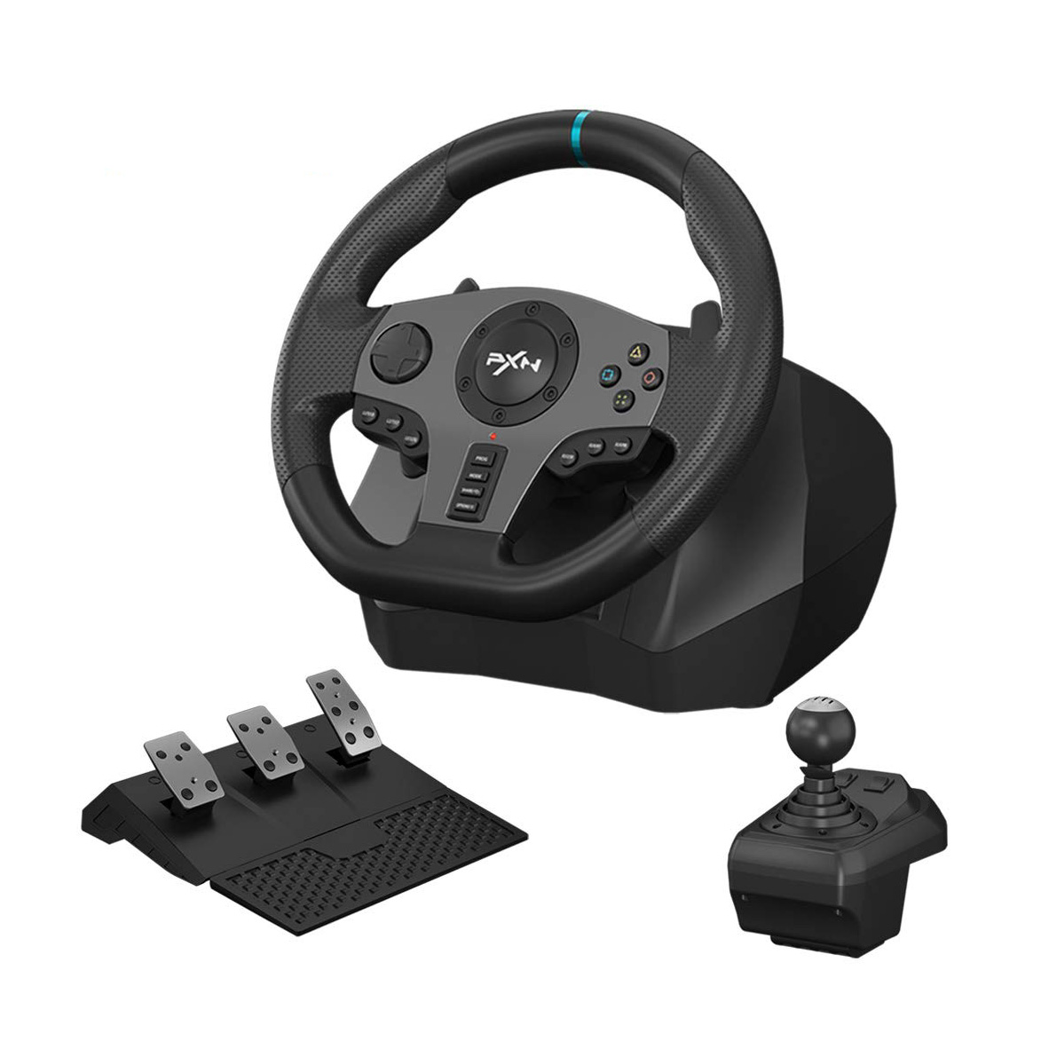 Vô lăng chơi game PXN V9 quay 900 độ hỗ trợ rung