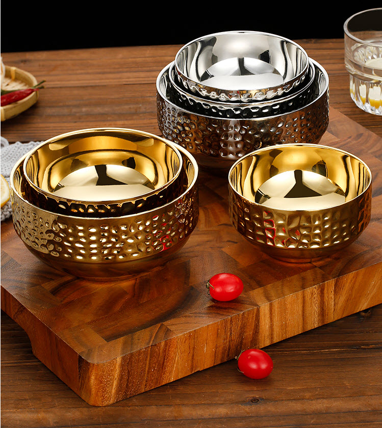Chén đựng canh kiểu dáng Hàn Quốc inox 2 lớp 304 Kelian FP-223.