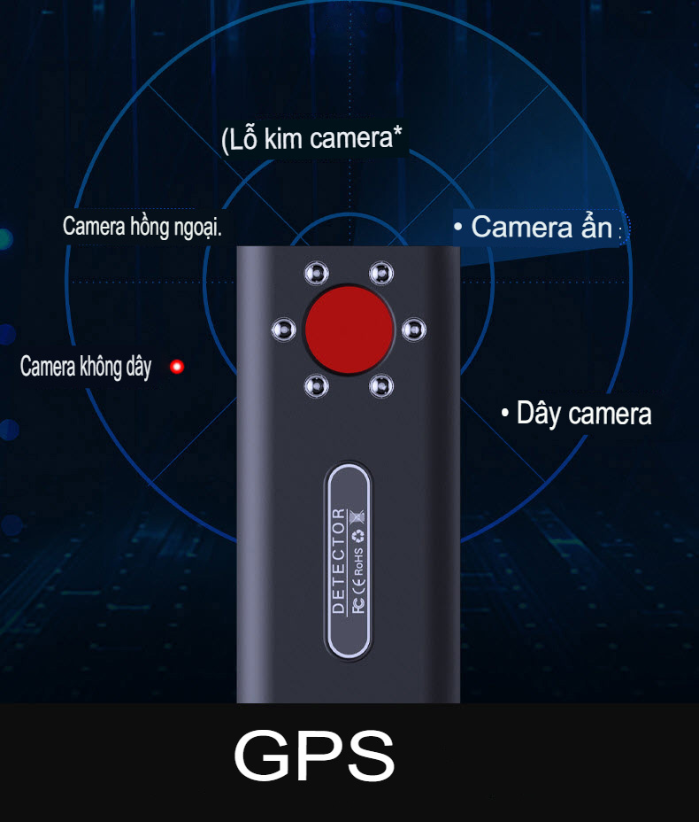 Máy dò camera máy nghe lén định vị GPS OEM T1