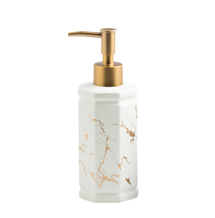 Bình đựng xà bông rửa tay sữa tắm gốm sứ 350ml ZIXIN ZANE07