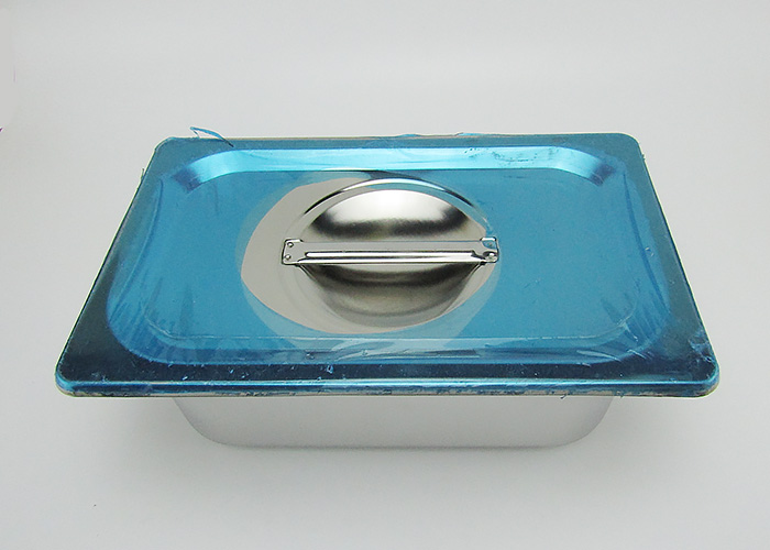 Khay buffet inox đựng thức ăn có nắp KDTA65 sâu 6.5cm