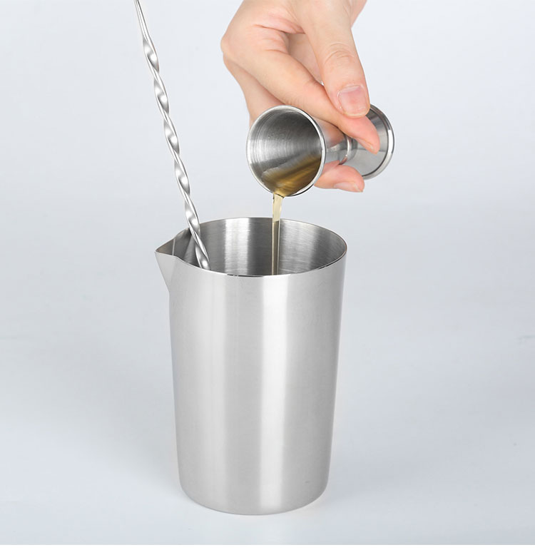 Bình pha chế cocktail thức uống inox 304 500ml Barx BX010