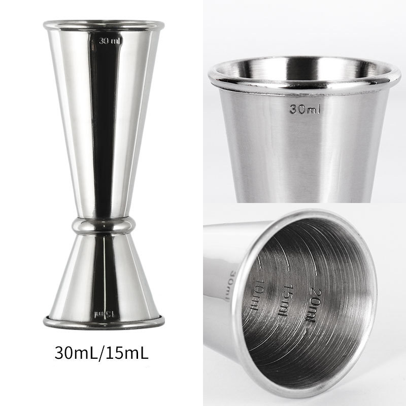 Ly đong rượu pha chế có vạch chia 30/45ml inox 304 Barx BX023