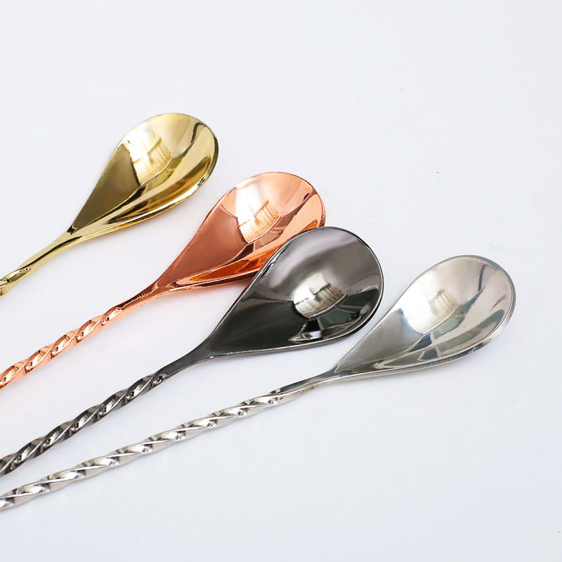 Muỗng khuấy pha chế muỗng trộn cocktail inox 304 Barx BX031