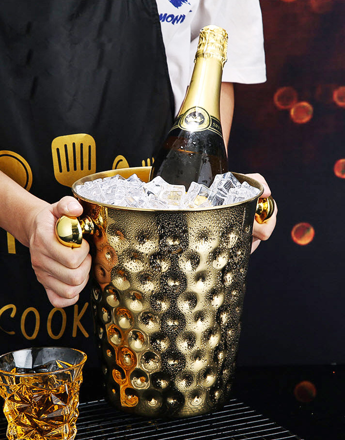 Xô đá giữ lạnh đồ uống cho nhà hàng, bar, pub inox 304 Millai ML2424