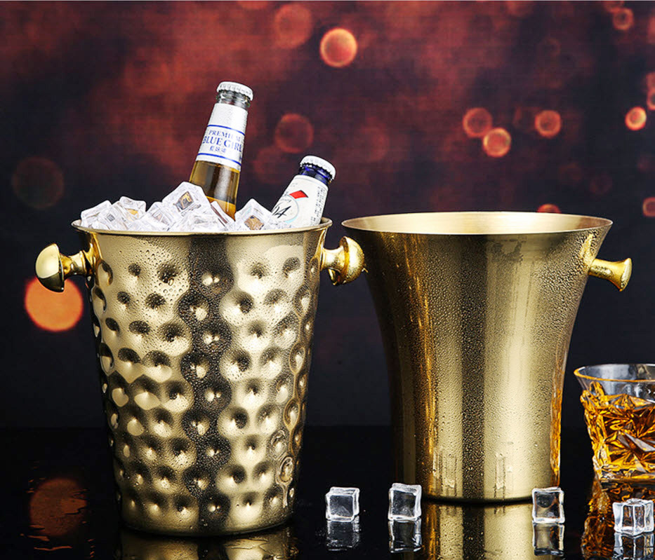 Xô đá giữ lạnh đồ uống cho nhà hàng, bar, pub inox 304 Millai ML2424