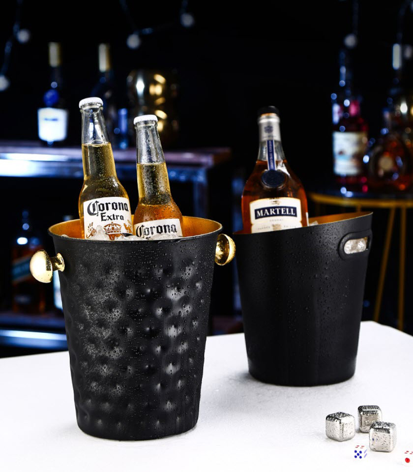 Xô đá giữ lạnh đồ uống cho nhà hàng, bar, pub inox 304 Millai ML2424