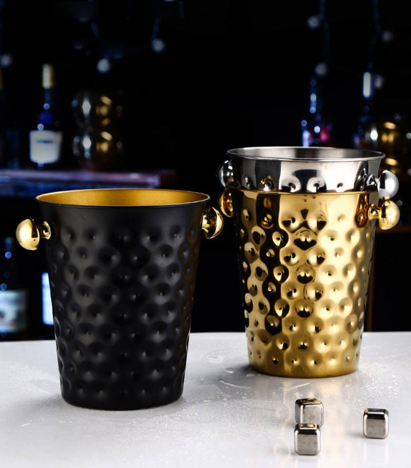 Xô đá giữ lạnh đồ uống cho nhà hàng, bar, pub inox 304 Millai ML2424