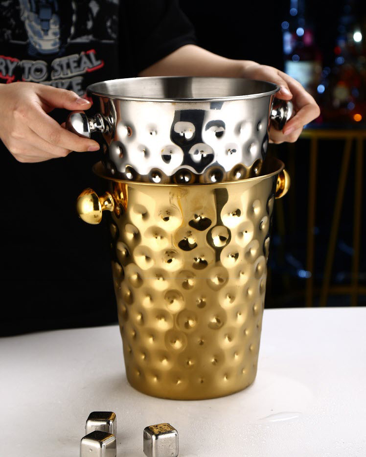 Xô đá giữ lạnh đồ uống cho nhà hàng, bar, pub inox 304 Millai ML2424