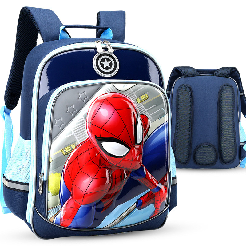 Balo học sinh chống gù phản quang Spider-Man Disney BA5138