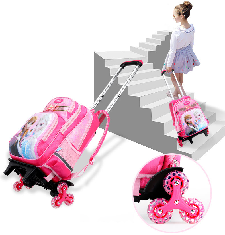 Balo kéo học sinh Frozen Disney FP8087 có phản quang