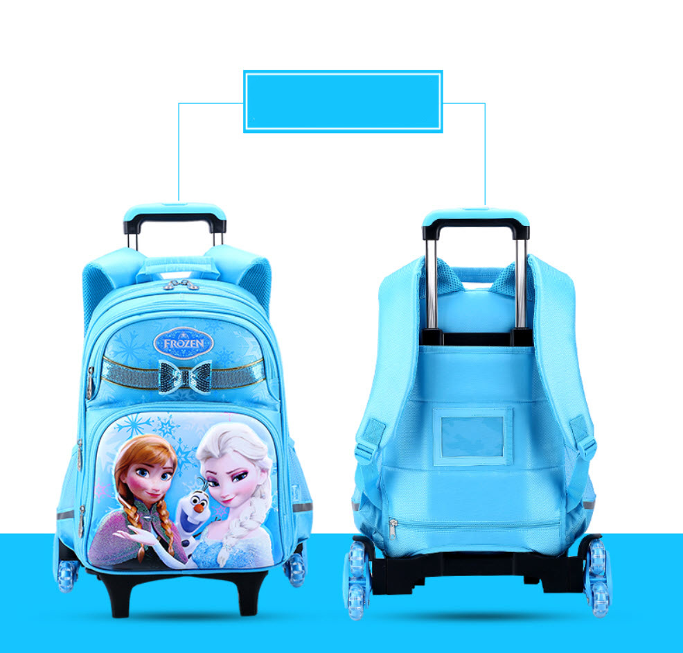 Balo kéo học sinh Frozen Disney FP8087 có phản quang