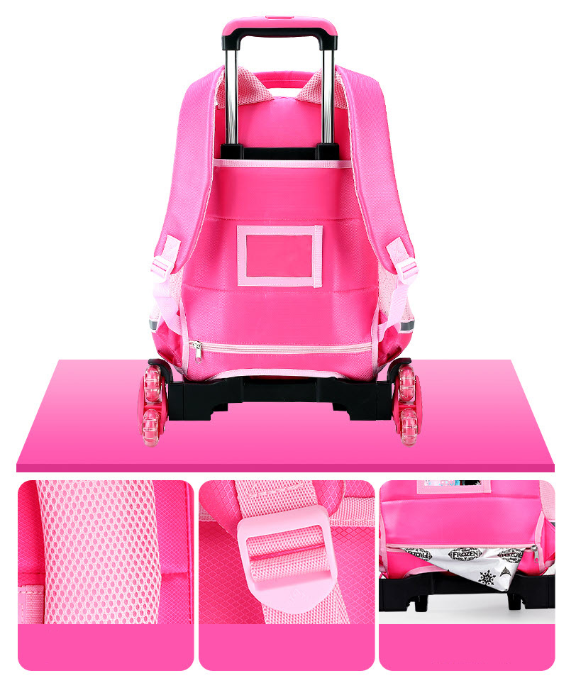 Balo kéo học sinh Frozen Disney FP8087 có phản quang