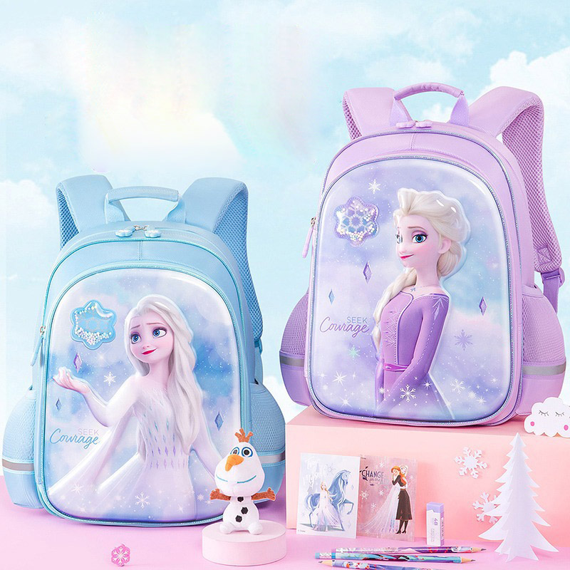 Balo học sinh chống gù in 3D Frozen Disney FP8623 cho lớp 3-6