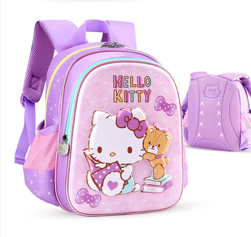 Balo học sinh Hello Kitty 3D SK93066 lớp 1-5 style 2022