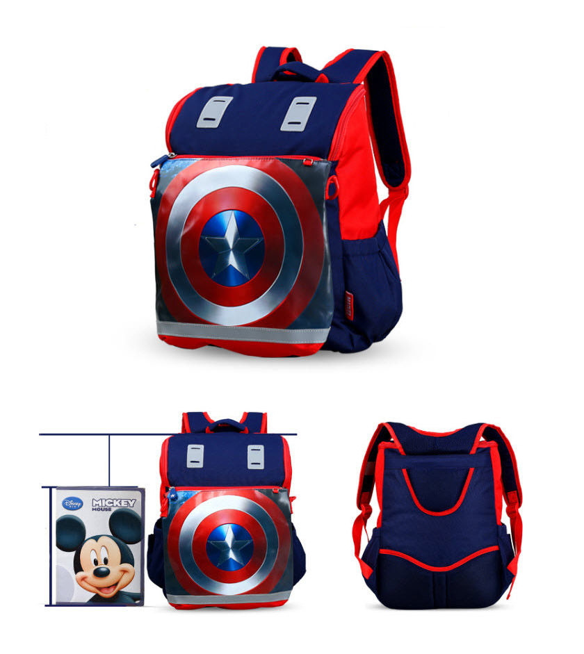 Balo học sinh 2 in 1 Disney BA5038 lớp 1-5 có phản quang