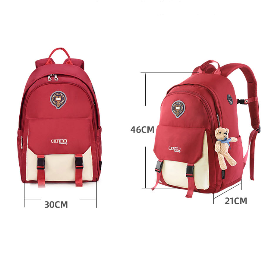 Balo học sinh chống gù Oxford X886 lớp 3-9 trend 2022