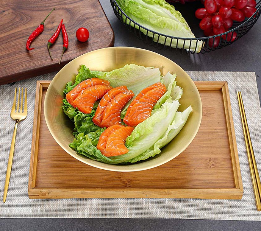 Tô inox đựng thức ăn salad mì ramen bibimbap OEM CM5451