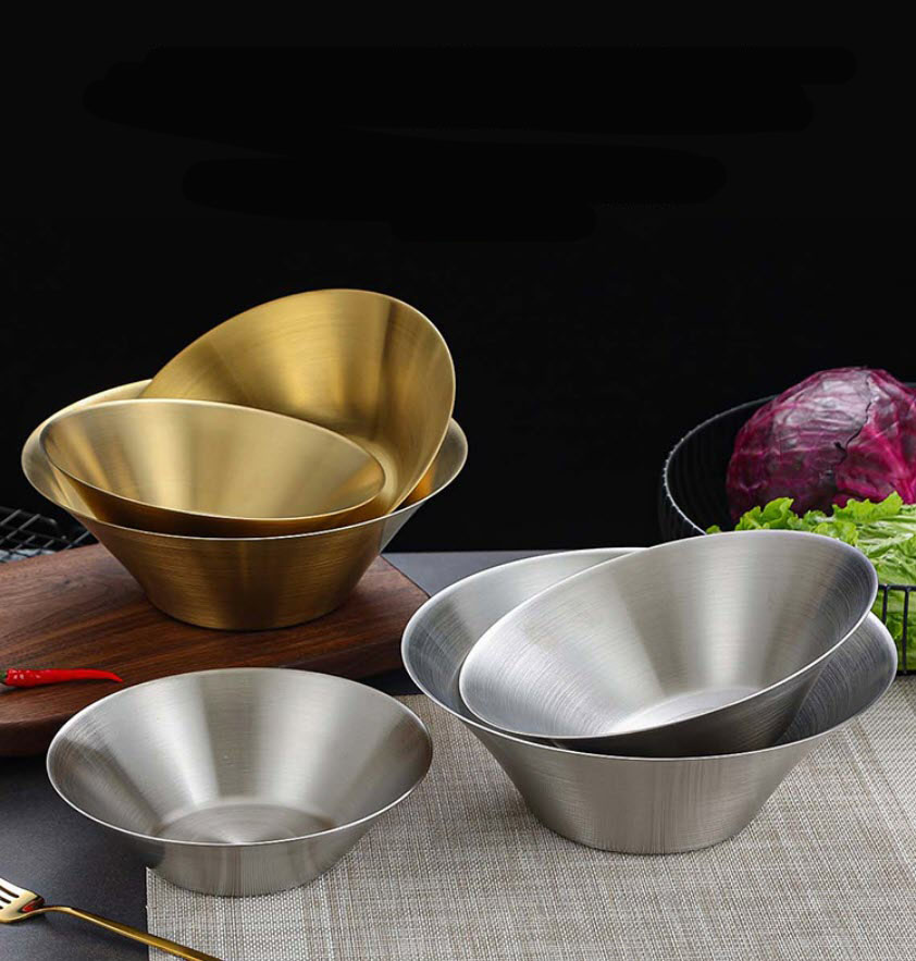 Tô inox đựng thức ăn salad mì ramen bibimbap OEM CM5451
