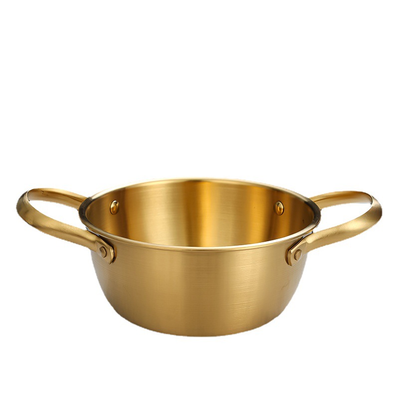 Tô inox đựng thức ăn mì nước bibimbap súp hải sản OEM CM010