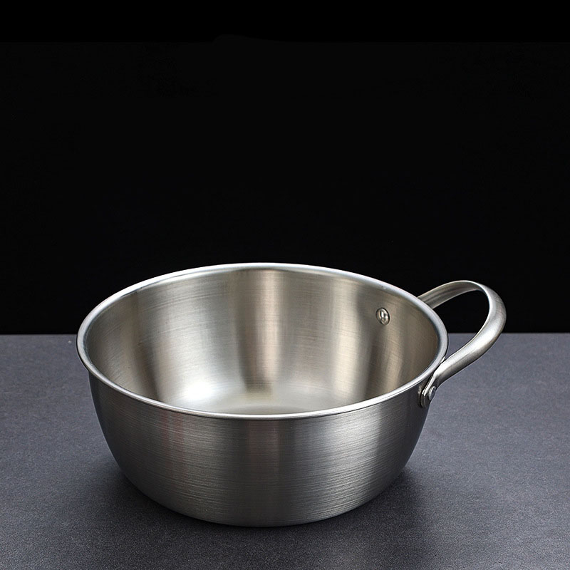 Tô inox đựng thức ăn mì nước bibimbap súp hải sản OEM CM010