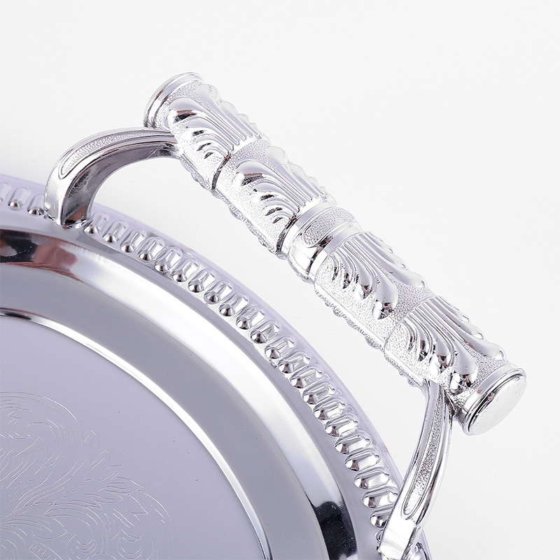 Khay inox oval 2 tay cầm OEM B148