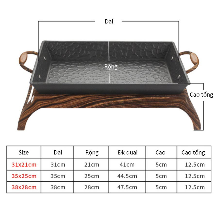 Khay hấp cá kèm bếp cồn hâm nóng hải sản đựng và giữ nóng món ăn buffet CD002