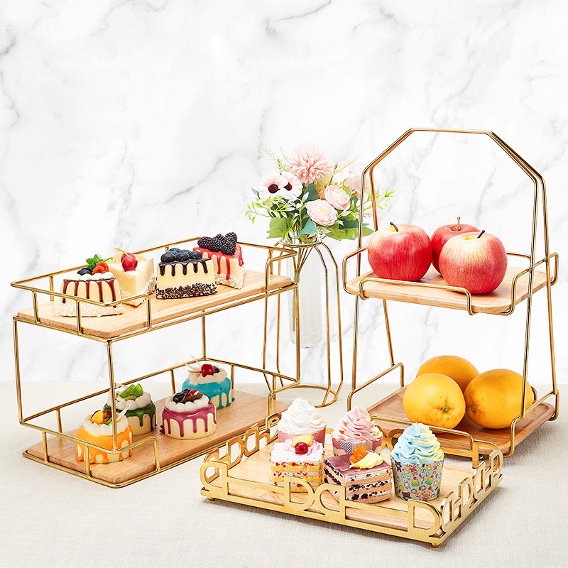 Kệ trưng bày bánh kẹo sushi tiệc buffet OEM JDM102