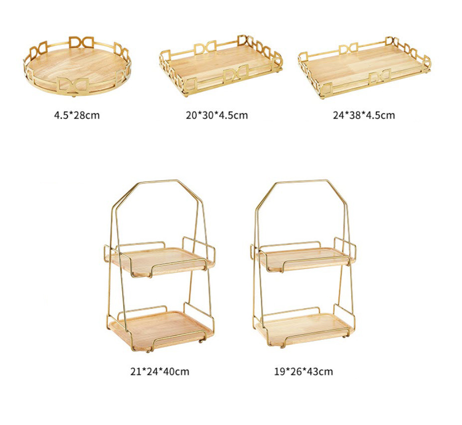 Kệ trưng bày bánh kẹo sushi tiệc buffet OEM JDM102