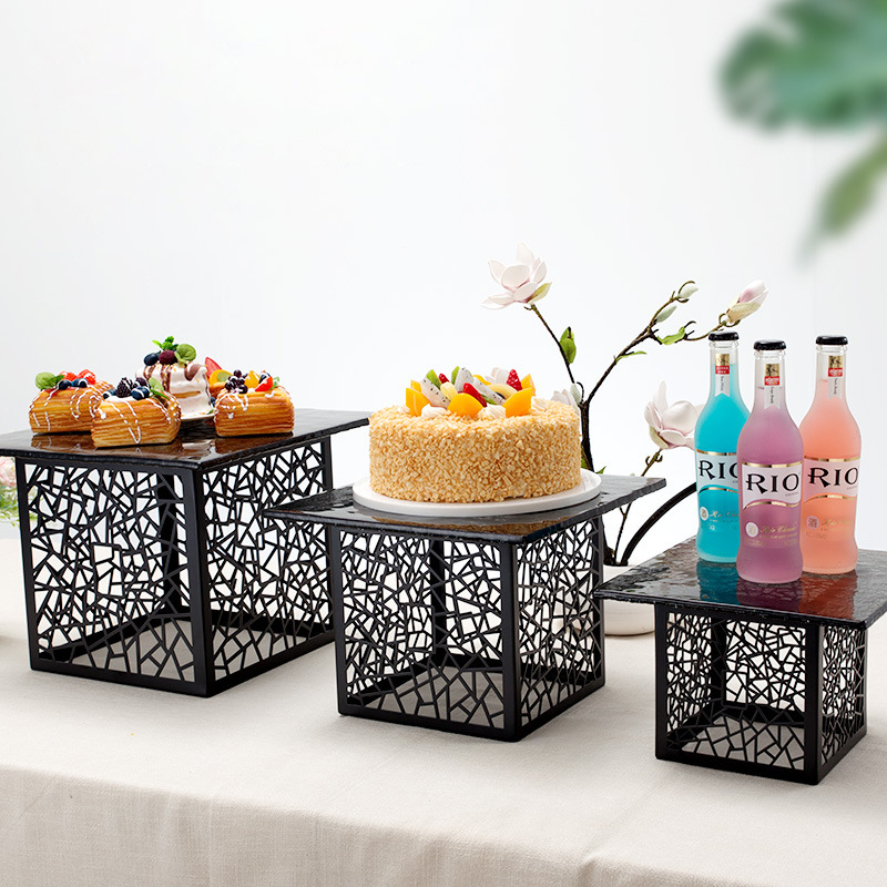 Kệ trưng bày bánh kẹo sushi buffet OEM JD0012
