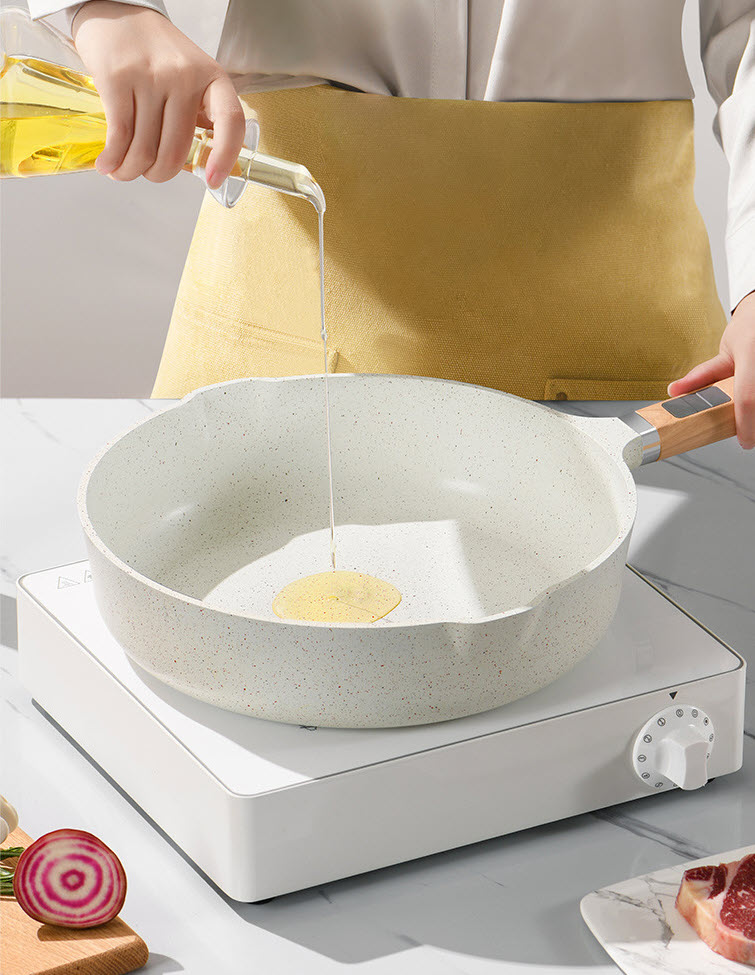 Chảo vân đá Maifan chống dính bếp từ OEM XB55