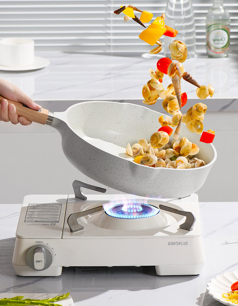 Chảo vân đá Maifan chống dính bếp từ OEM XB55
