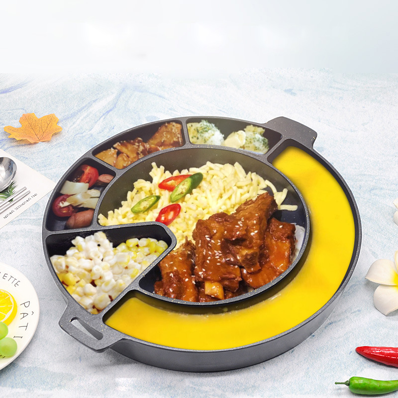 Chảo nướng sốt phô mai nhiều ngăn BBQ OEM ZD2702