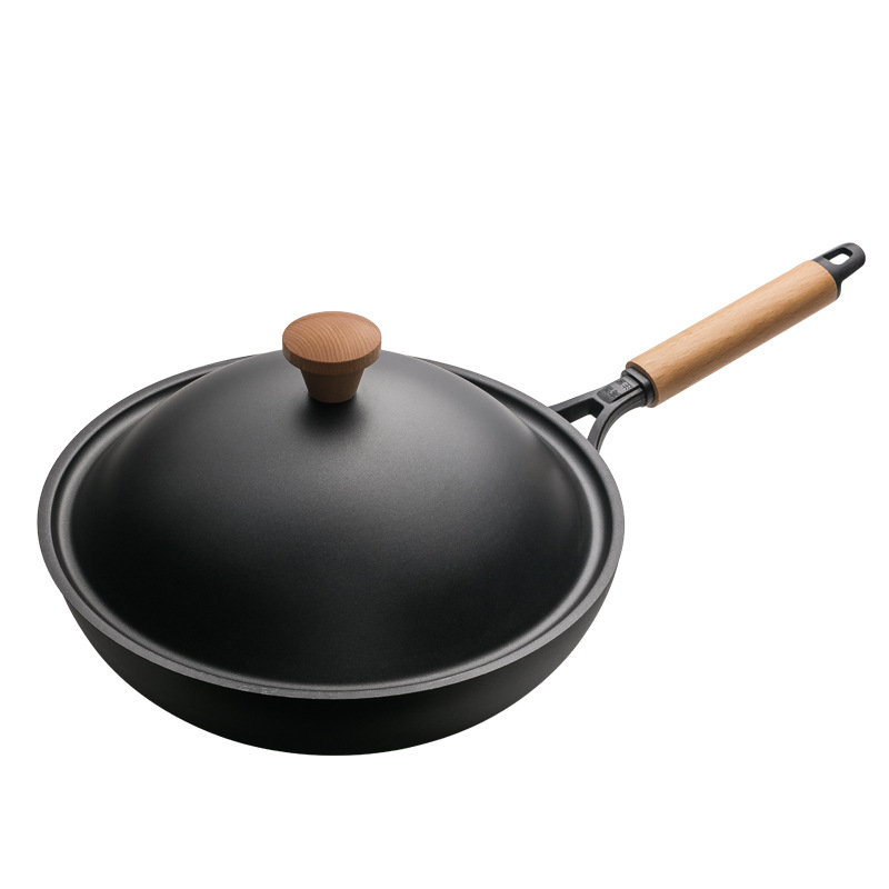 Chảo bầu thép carbon chống dính 30cm OEM 