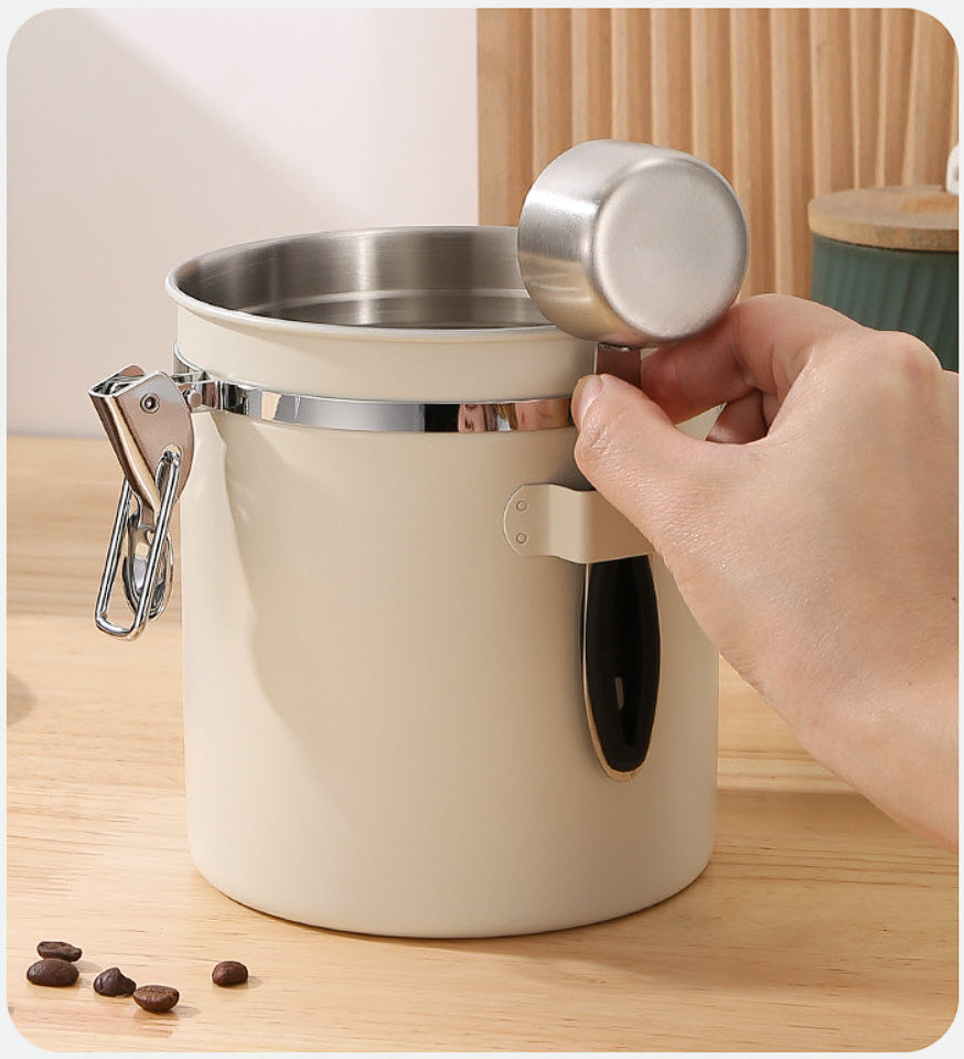 Hũ đựng cà phê đựng trà khô inox 304 OEM XHS15