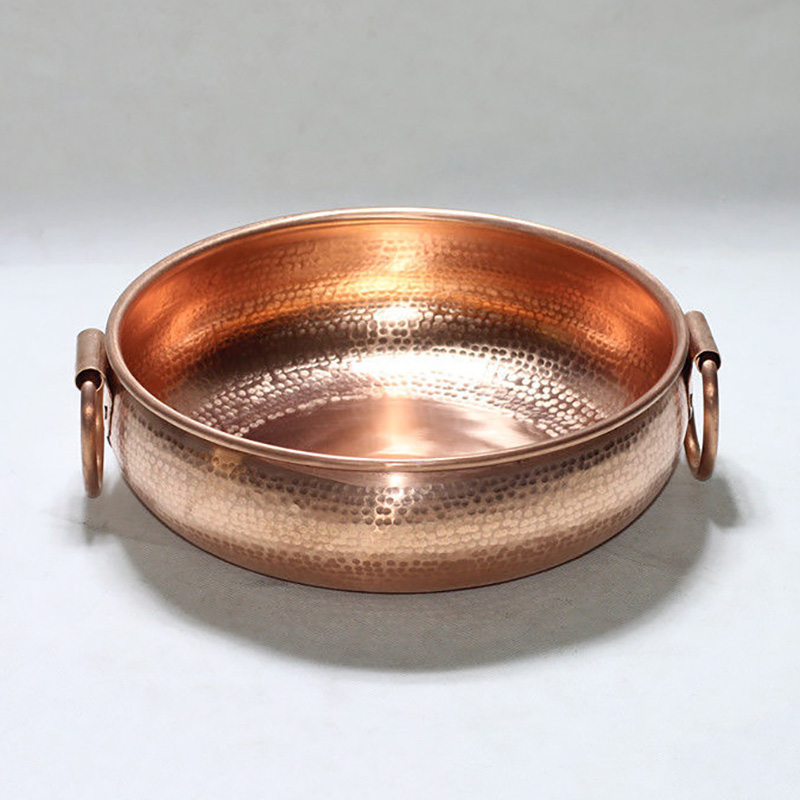 Nồi lẩu đồng handmade size 28-36cm OEM LSC01