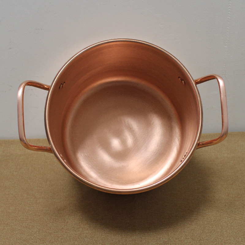 Nồi đồng đỏ copper đáy từ 18-26cm OEM LSC05