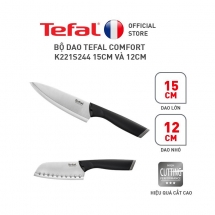 Bộ dao Tefal Comfort K221S244 15cm và 12cm - Phân phối hàng chính hãng có VAT