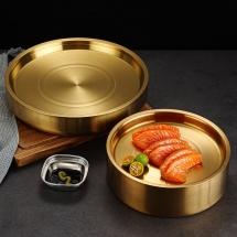 Khay giữ lạnh sashimi hải sản tươi inox 304 OEM ASS515