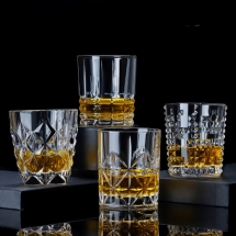 Ly whisky cốc uống rượu thủy tinh phong cách Châu Âu BB998