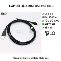 Cáp Dữ Liệu Mini USB Dùng Cho Tay Cầm PS3, HDD di động,....