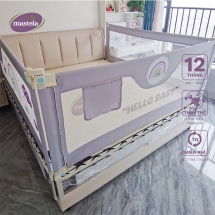 Thanh chắn giường nâng hạ 2 bên, điều chỉnh độ cao dễ dàng an toàn cho bé Mastela
